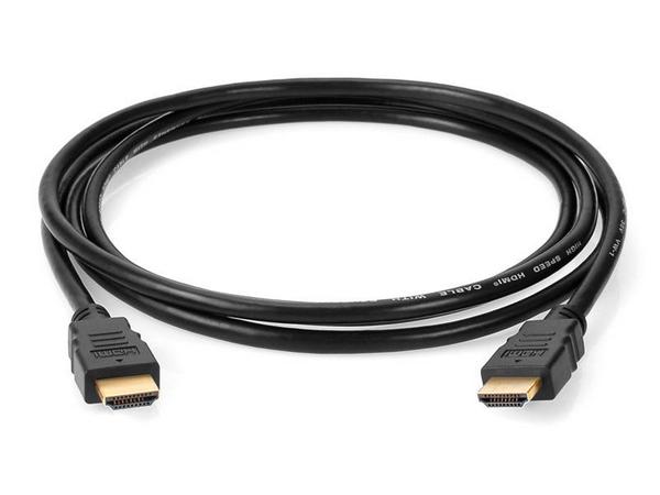 Reekin HDMI High Speed with Ethernet Kaapeli, 1.0m, musta